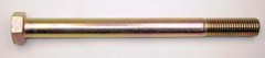 (1) Grade 8 Hex Head 1-8 x 12 Cap Screws Bolts Coarse Yellow Zinc 1″ x 12″ EACH