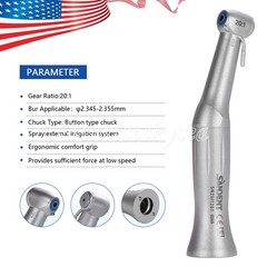 Dental Implant 20:1 Reduction Low Speed Contra Angle Handpiece Fit NSK E-type Y