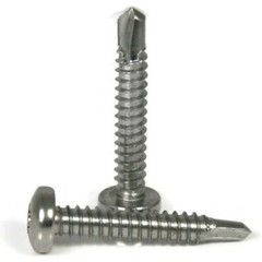 #12 Self Drilling Screws – Stainless Steel Star Drive Pan Head TEK – Select Size