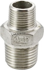 1/2″ to 3/8″ Male NPT Hex Nipple Pipe Fitting Reducer Adapter Stainless Steel