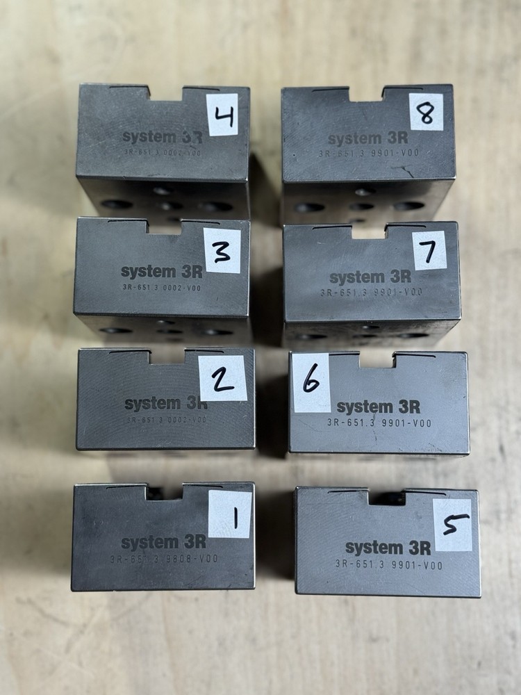 ONE 3R-651.3 System 3R Macro Pallet Holder EDM Tooling 52 x 52mm Hardened 3Refix