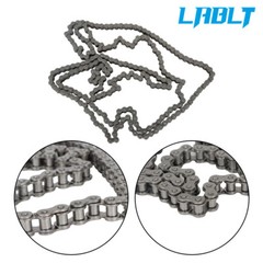 LABLT 10 Feet #40 Roller Chain With 2 Connecting Links Carbon Steel