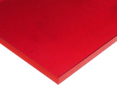 1/8″ Transparent Dark Red Acrylic Plexiglass Sheet 12″ x 12″ Cast Plastic AZM