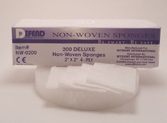Mydent NW0200 Defend Gauze Non-Woven 2″ x 2″ 4-Ply Rayon/Polyester 5000/Cs