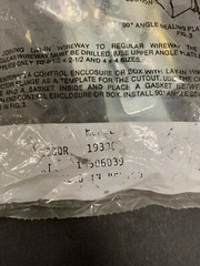 Hoffman 19960 19506096 Sealing Plate with Gasket – New
