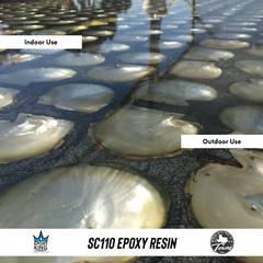 CLEAR EPOXY RESIN 15 GALLON KIT * UV RESISTANT * MARINE GRADE * NON-TOXIC * BOAT