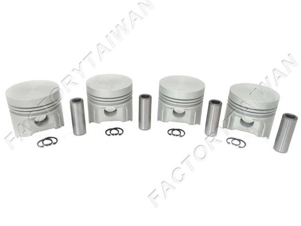 Factorytaiwan Pistons Set STD 85mm for Kubota V1902 (100% Taiwan Made) x 4 Pcs
