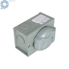Upgraded 50 AMP Generator Power Inlet Box List Locking 3 Prong 125V Waterproof