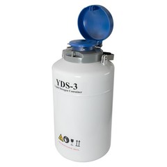 HFS(R) 3L Liquid Nitrogen Tank Aluminum Alloy Cryogenic Container LN2 Dewa