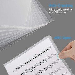 Quality 25 Clear Document Sleeves – Letter Size, Easy Thumb Opening