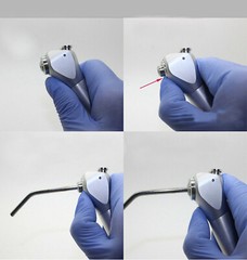 Dental 3-Way Air Water Spray Triple Syringe Handpiece with 2 Nozzles Tips Tubes