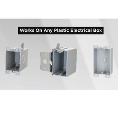 8988rac Outlet Repair Clip For Plastic Electric Boxes 10 Pcs. Per Bag