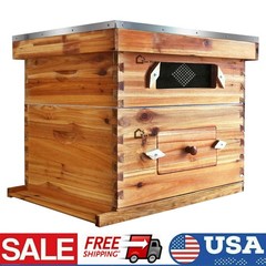 Beehive 20 Frame Complete Box Kit (10 Deep-10 Medium) Langstroth Beekeeping US