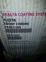 50 Lb Box Axalta Coating Systems Alesta Ebony Chrome Powder Coating Old Stock
