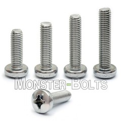 #6-32 – Phillips Pan Head Machine Screws, 18-8 A2 Stainless Steel SAE Coarse US