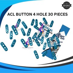 ACL Endo Button 4 Holes Surgical 30 Pcs Orthopedic Surgical Instruments by Sajla