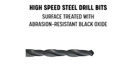 1/4 in Carbon Steel NPT Pipe Tap & 7/16 in HSS Drill Bit Set 2-Piece Threading