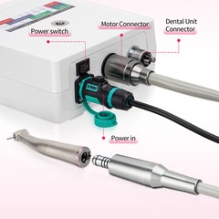 Dental Brushless LED Electric Micro Motor 1:1/1:5 Increasing Dental Handpiece US