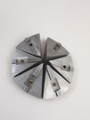 JF 100mm 4″ Swiss Made 6 Jaw Bezel Chuck W Schaublin W25 Arbor Watchmakers Lathe