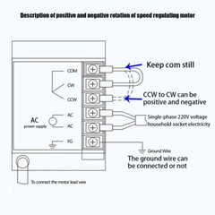 Reversible AC Gear Motor Electric Variable Speed Controller 27 RPM/MIN 1:50 110V