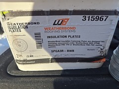 HydroShield Metal Insulation Plates SPGA3R-BWB 3″ Pack Of 120 EPDM, TPO, PVC