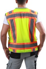 Safety Vest for Men High Visibility Reflective Construction Tactical Vest (Ye…