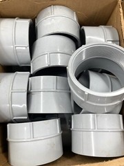 Case of 20 CANTEX 4 in Schedule 40 Female Adapters for Metal or PVC Conduit NEW