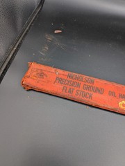 NOS Nicholson Oil Hardening Precision Ground Flat Stock 5/16″ X 2″ X 18″ Type O1
