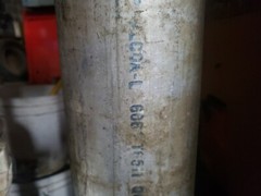5.25″ diameter 6061 Solid Aluminum ROUND Bar 28.5″ Long T6511 Alcoa