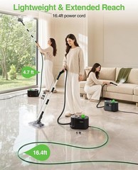 Taskstar Steamer for Cleaning 1.6L Large Tank Household Steam Cleaner 22 Tools