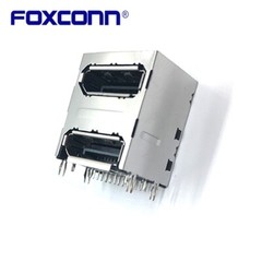 5PCS/PACK New Foxconn QH01121-EW1-4F DVI connector 24+5PIN with nut upright type