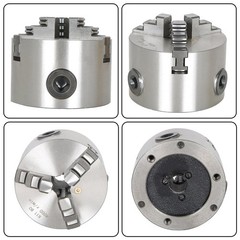 3 Jaw Lathe Chuck Manual Chuck 3″ K11-80 80mm Self-centering Lathe Drilling Part