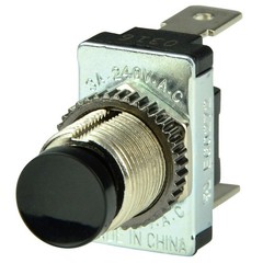 BEP Marine BEP Black SPST Momentary Contact Switch – OFF/(ON) 1001402 Switches
