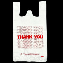 [350 Count Thank You Plastic Bags/T-Shirt Bags/Shopping Bags/Disposable Grocery
