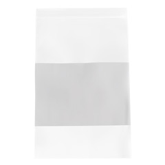 1000 Clear Reclosable Plastic Top Zipper Bags with White Block 3″x 5″ 4 Mil