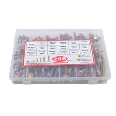 245 Pcs M6 M8 M10 Grade 8.8 Heavy Duty Flanged Bolts And Nuts Kit Metric Flanged