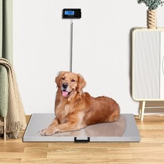 440lbs/200kg Livestock Vet Platform Scale Dog Pig Sheep Pet Digital Weight Scale