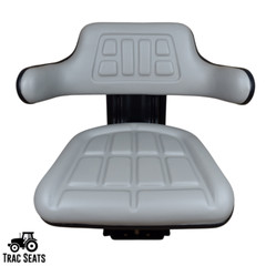 Grey Tractor Suspension Seat Fits Massey Ferguson 135 150 165 175 180 185 TEA20