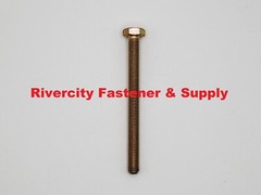 (1) 1/4-28×3 Tap Bolts 1/4×3 Grade 8 Hex Head Screws 1/4x28x3 Full Thread bolt