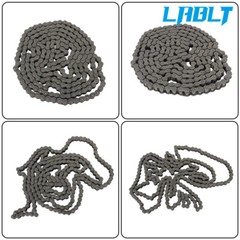 LABLT 10 Feet #40 Roller Chain With 2 Connecting Links Carbon Steel