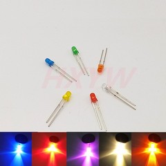 3mm 5mm 8mm 10mm Round LED Diode RGB Lights Emitting White Blue Red Yellow Green
