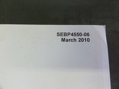 Caterpillar CAT 3516C Marine Auxiliary Parts Manual SEBP4550-06 JTS1