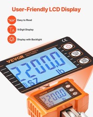 Digital Crane Scale, 2200 lbs/1000 kg, Industrial Heavy Duty Hanging Scale with
