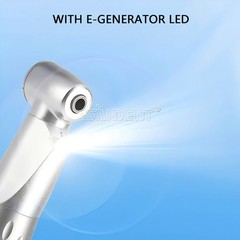 SANDENT Dental 1:1 LED Fiber Optic Handpiece Low Speed Contra Angle E-generator