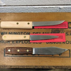 Dexter Russell Green River Works Carbon Steel Kitchen/Butcher Knives, Lot of 3