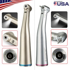 1-5*Dental 1:5 LED Increasing Contra Angle /1:1 Fiber Optic Inner Handpiece Or