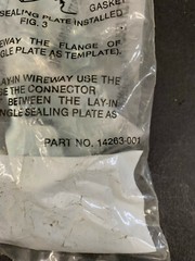 Hoffman 19960 19506096 Sealing Plate with Gasket – New