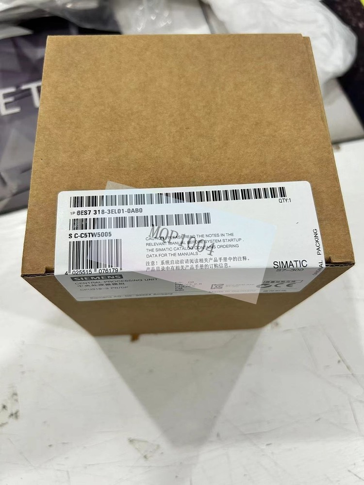 1PC Siemens CPU Module 6ES7318-3EL01-0AB0 6ES7 318-3EL01-0AB0 S7-300 New