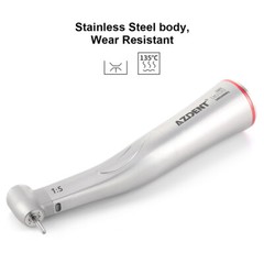 Dental 1:1/1:5 LED Fiber Optic Increasing Contra Angle Handpiece Innernal Spray