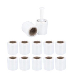 Mini Stretch Wrap with 1 Plastic Handle/Case Pallet Shrink Film – Size & Rolls